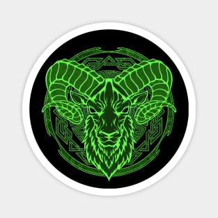 Viking Celtic Ram Aries Zodiac Magnet